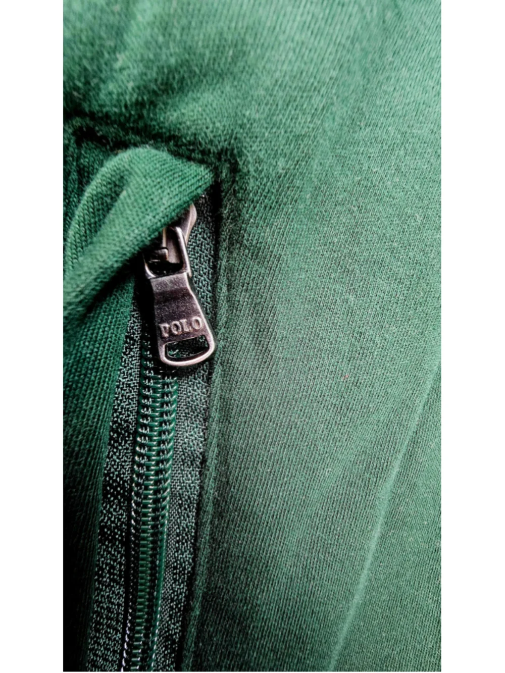 Polo Ralph Lauren Full Zip Varsity Jacket Men's 2XB Green Purple Cotton Pony